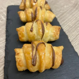 Mini Croissants de Nutella en Air Fryer