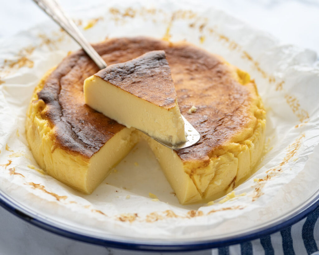 tarta de queso en Air Fryer